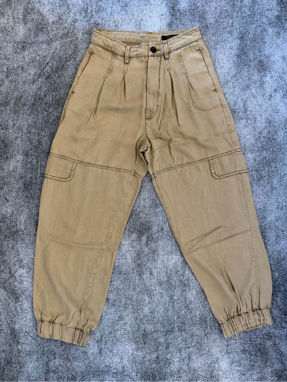 ALLSAINTS Cargo Jogger Pants in Olive Green